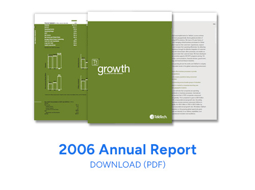 2006 Annual Report. Download PDF (opens in new window)